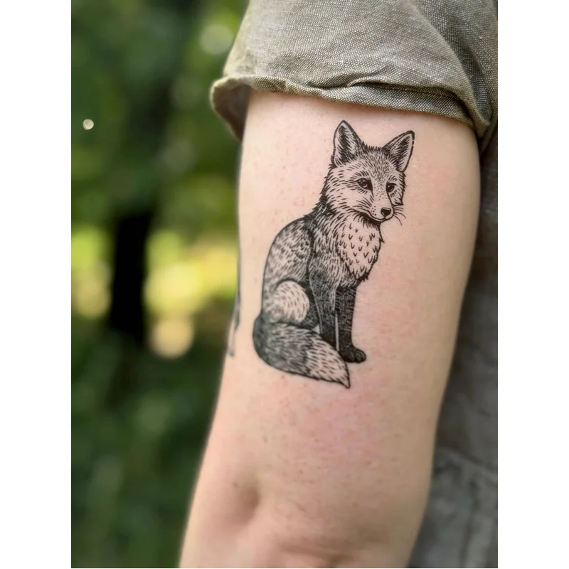 Fox Temporary Tattoo