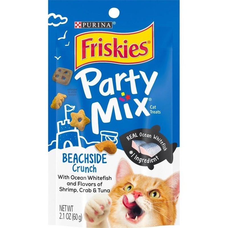 Friskies Party Mix Beachside Crunch Cat Treats (2.1-oz)