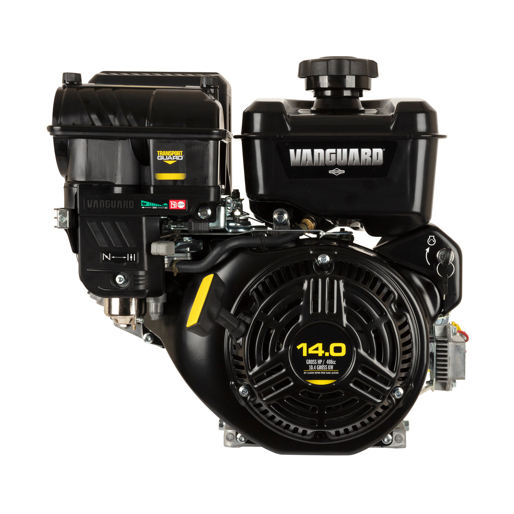 Briggs & Stratton - 25V337-0012-F1 - Vanguard Series, Single Cylinder, 4-Cycle Gas Engine, 1" x 3-31/64" Crankshaft, Electric Starter, 20A Alternator