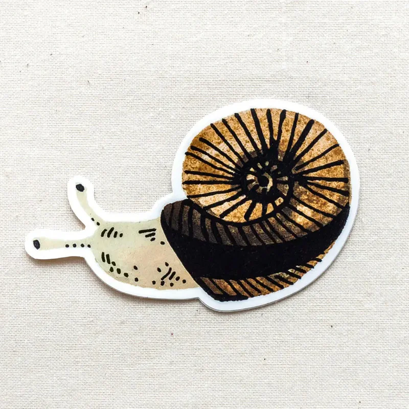 Garden Snail Animal Vinyl Sticker