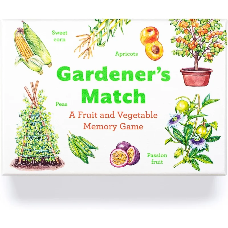 Gardener’s Match: A Fruit and Vegetable Memory Game by Abigail Willis