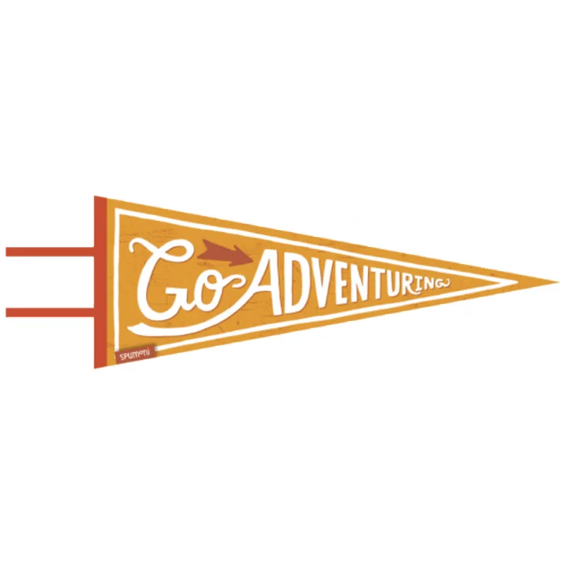 Go Adventuring Pennant