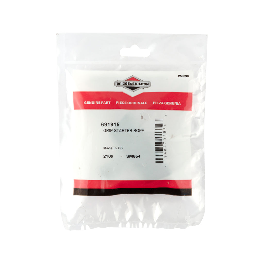 Briggs & Stratton - 691915 - Starter Rope Grip for 6 HP Intek Engines