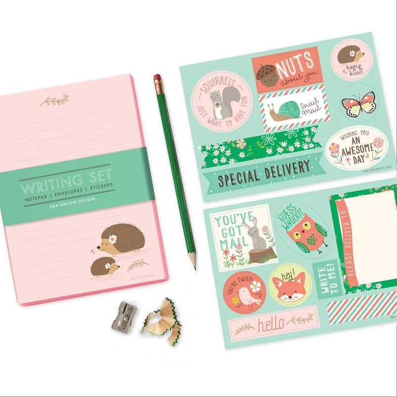 Hedgehog Writing Set