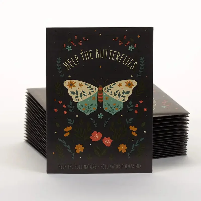 Help Butterflies Help Pollinators – Wildflower Seed Packets