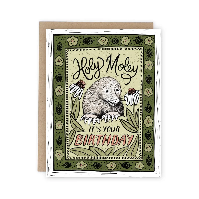 Holy Moley Birthday Card