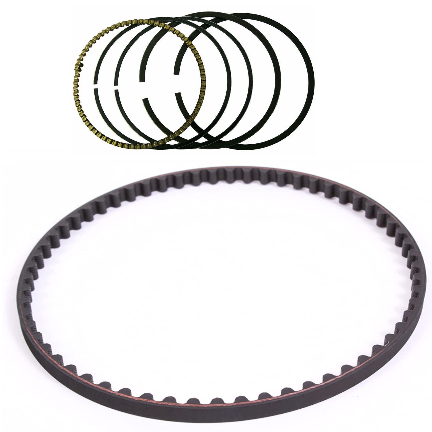 Honda 13010-Z0D-003 Piston Ring Set & 14400-Z0D-003 Timing Belt Set OEM
