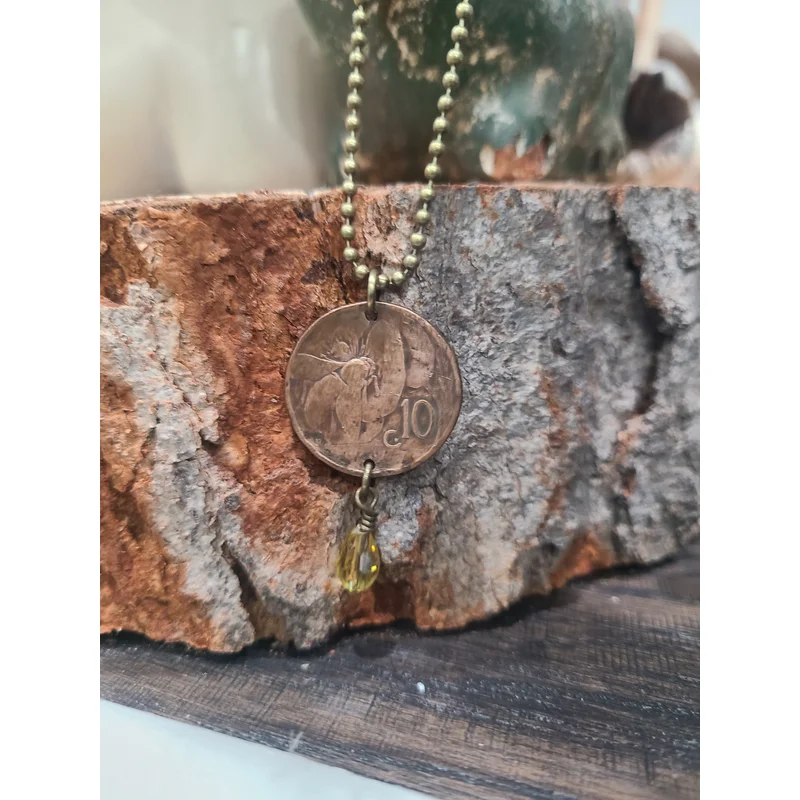 Honeybee Vintage Coin Necklace