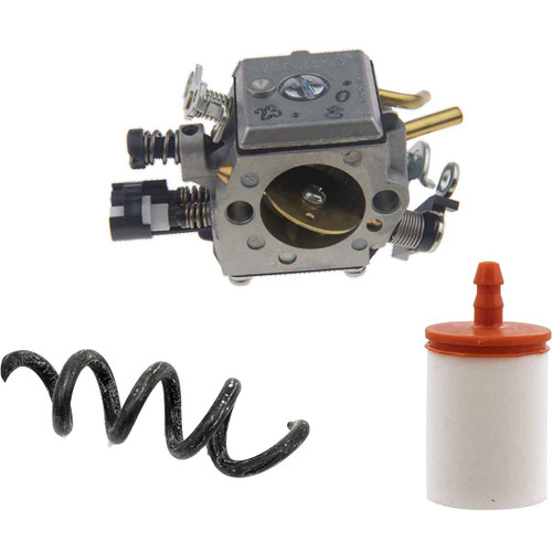 HUSQVARNA 372XP COMPLETE CARBURETOR FUEL FILTER-GROMMET-LINES PRIMER BULB KIT OEM