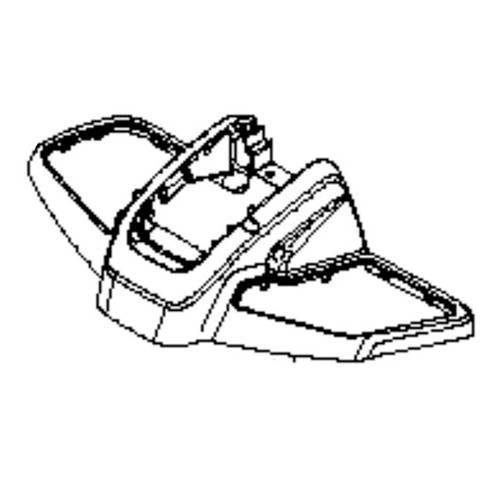 532442071 Cover Aesth Footrest Ms428 Husqvarna Genuine OEM Part - SUPERSEDED FROM 586212101