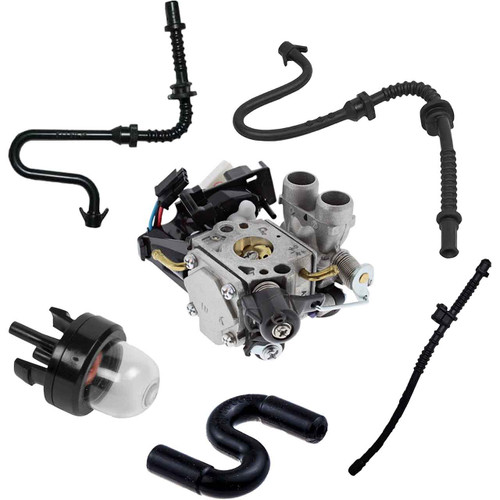 HUSQVARNA 545 COMPLETE CARBURETOR FUEL FILTER-GROMMET-LINES PRIMER BULB KIT OEM