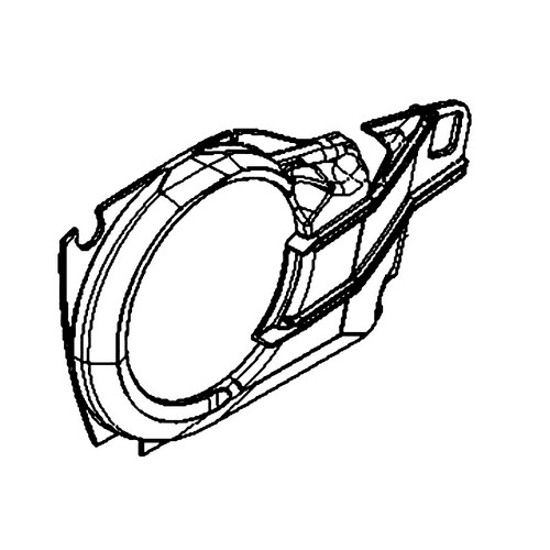 587876401 Cooling Air Conductor Husqvarna Genuine OEM Part