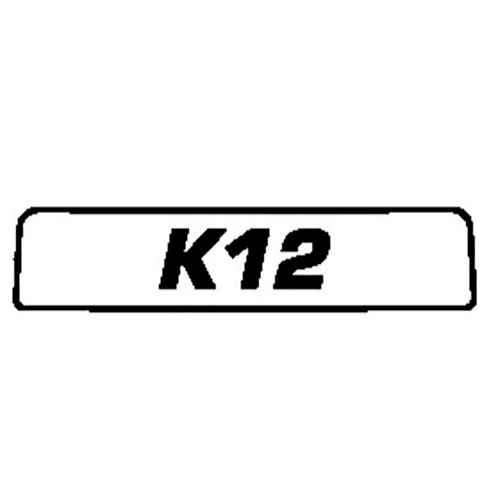 588987602 Decal Rescue Rear K12 Husqvarna Genuine OEM Part