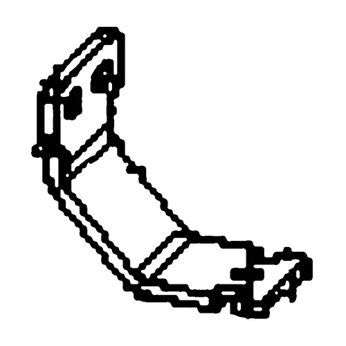 590554202 Bracket Track Guide Black Zinc Husqvarna Genuine OEM Part
