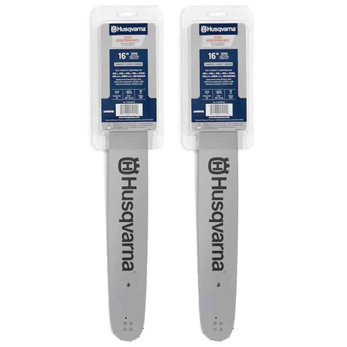 HUSQVARNA Guide Bar- Laminated ,16"BAR, 66 DRIVE LINKS, .050"GAUGE, .325" - 2 PACK