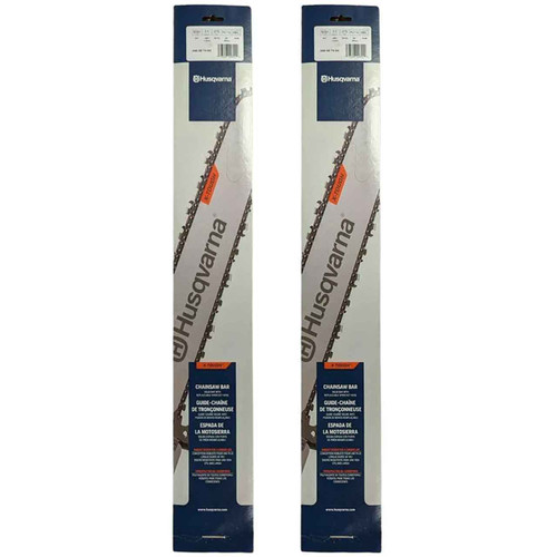 HUSQVARNA Guide Bar- X -Force XT ,20"BAR, 72 DRIVE LINKS, .050"GAUGE, 3/8" - 2 PACK