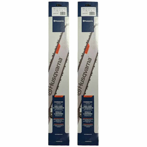 HUSQVARNA Guide Bar- X -Force XT ,24"BAR, 84 DRIVE LINKS, .058"GAUGE, 3/8" - 2 PACK