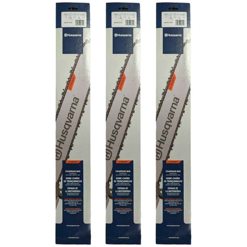 HUSQVARNA Guide Bar- X -Force XT ,36"BAR, 115 DRIVE LINKS, .058"GAUGE, 3/8"- 3 PACK