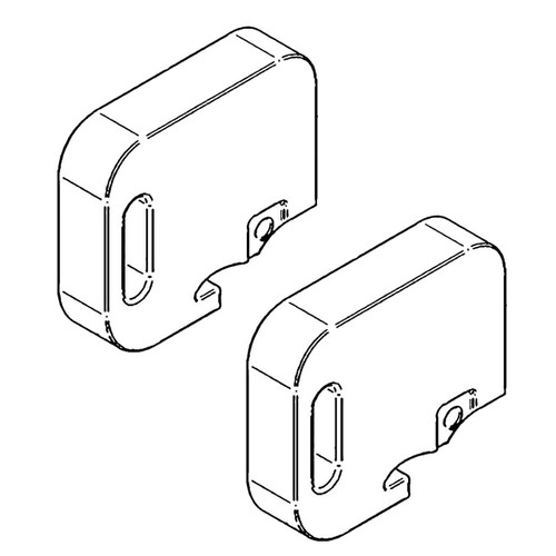 Husqvarna OEM 28 LB. SUITCASE WEIGHT 599348837 (2 Pack)