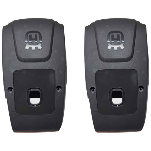 Husqvarna OEM FILTER COVER ASSEMBLY W/ DECAL 587005108 (2 Pack)