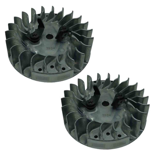 Husqvarna OEM FLYWHEEL ASSY D114 593239901 (2 Pack)