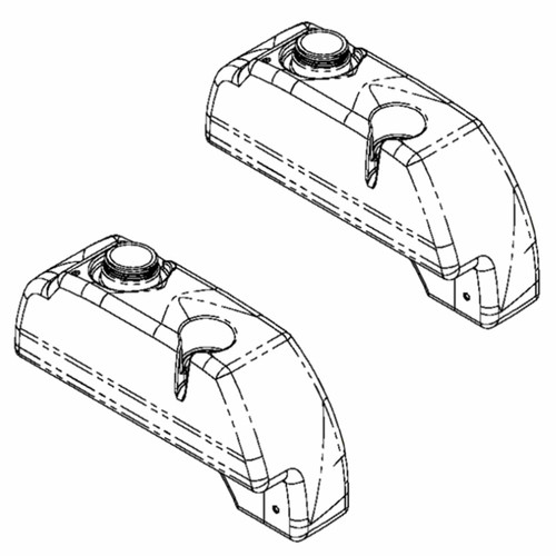 Husqvarna OEM FUEL TANK DIESEL LT 539105329 (2 Pack)