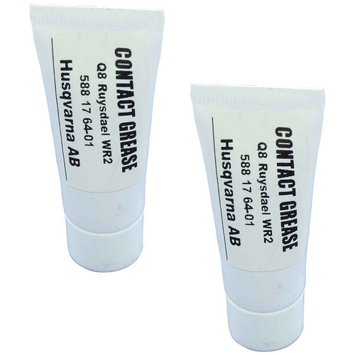 Husqvarna OEM GREASE TUBE Q8 RUYSDAEL WR2 588176401 (2 Pack)