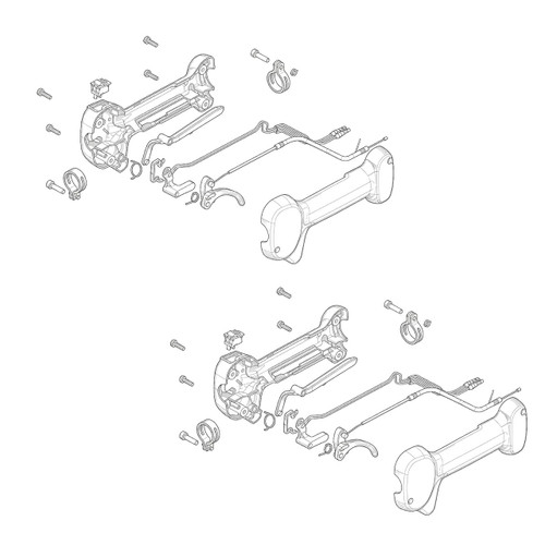 Husqvarna OEM GRIP ASSEMBLY 575385102 (2 Pack)