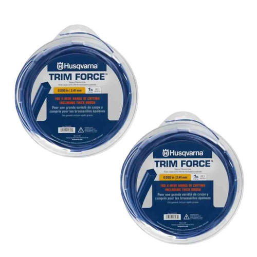 Husqvarna OEM HUS TRIMFORCE SQUARE .105X690' 529337513 (2 Pack)