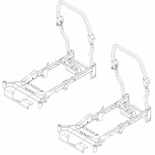 Husqvarna OEM PANEL WEDGE RH, RED X672 582480806 (2 Pack)