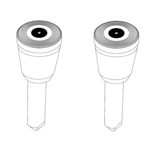 Husqvarna OEM PIN.HGHT.GAUGE.50DIA.MAG.2.00 592914203 (2 Pack)
