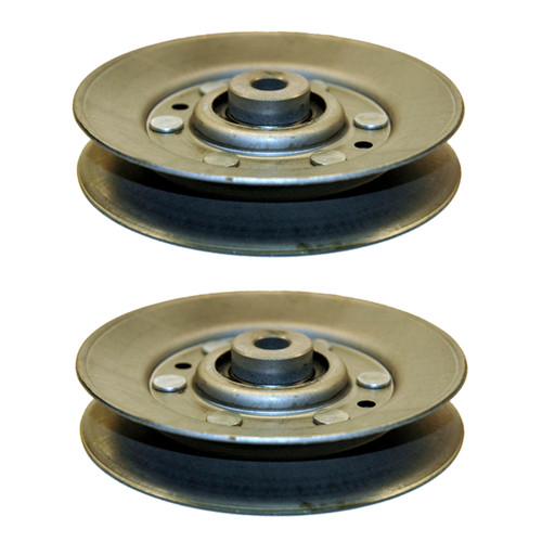 Husqvarna OEM PULLEY IDLER.V-GR.PLATED.4.25 593787801 (2 Pack)