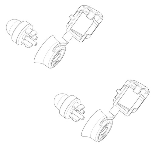 Husqvarna OEM PURGE KIT ZAMA 547549201 (2 Pack)