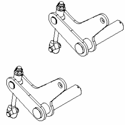 Husqvarna OEM SHAFT, LIFT RIGHT REAR 576479401 (2 Pack)