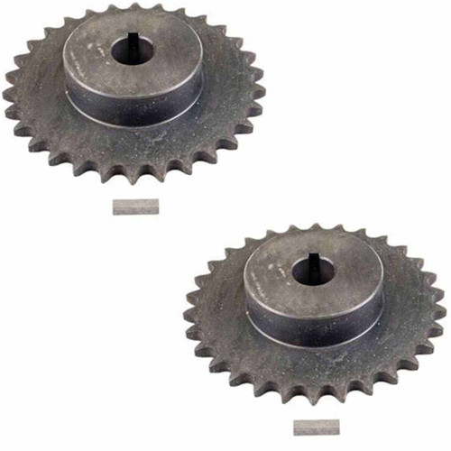 Husqvarna OEM SPROCKET,ROTOR,WITH SET SCREWS 539007418 (2 Pack)