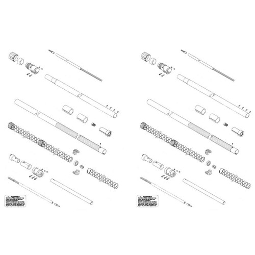Husqvarna OEM TUBE DRVESHAFT ASSY TELESCOPIC 510097002 (2 Pack)
