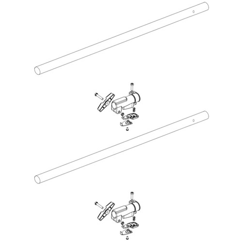 Husqvarna OEM UPPER SHAFT ASSEMBLY 546596501 (2 Pack)