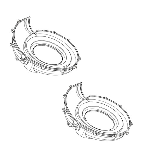 Husqvarna OEM VOLUTE,COVER 576561301 (2 Pack)