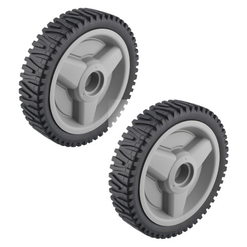 Husqvarna OEM WHEEL 8"X1.75" (GRAY) 532401274 (2 Pack)