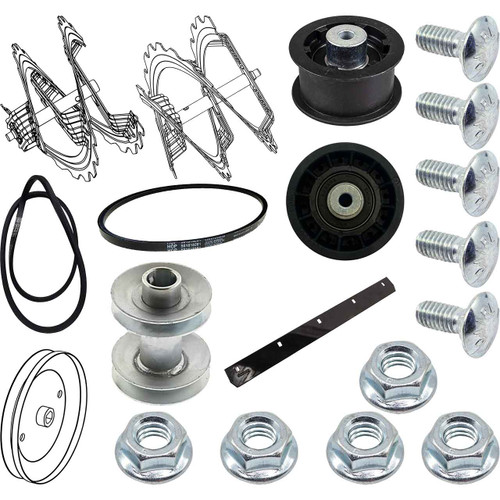 Husqvarna Pulleys & Belts And Auger Maintenance For ST 324 Snow Blower