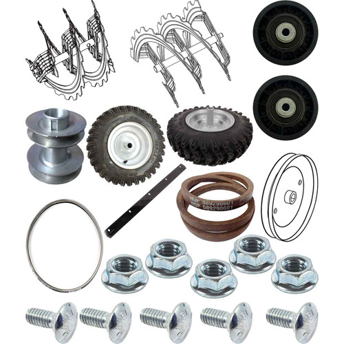 Husqvarna Pulleys & Belts Auger Maintenance With Wheel For ST 430T Snow Blower