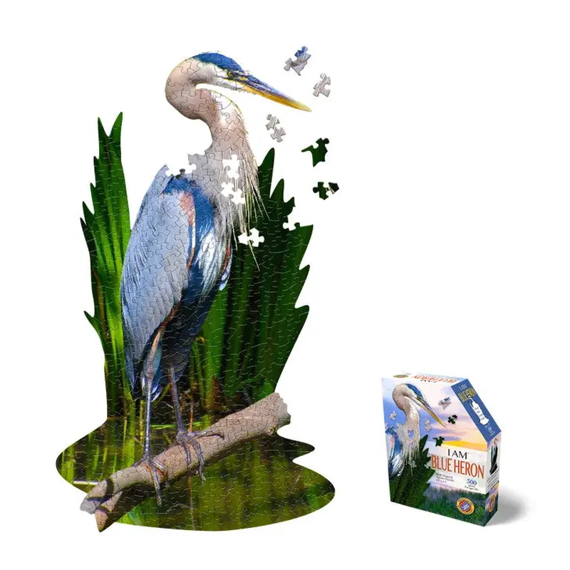 I Am Blue Heron 300 Piece Jigsaw Puzzle Gift