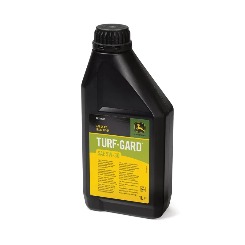 John Deere 4-Cycle Engine Oil, TURF-GARD, 5W-30, API SP SN SM ILSAC GF-6A, 1 Litre (0.26 Gallon) – MCTY25121