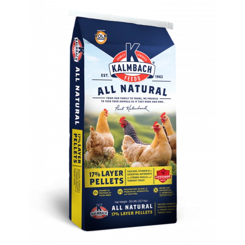 Kalmbach 17% All Natural Layer (Pellet)