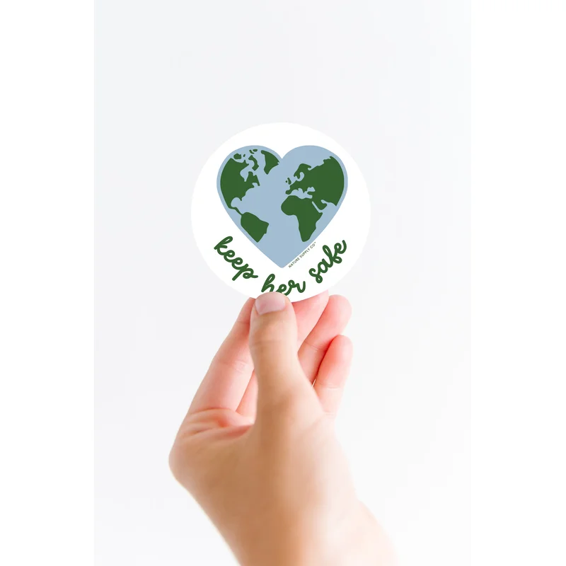 Keep Her Safe Sticker