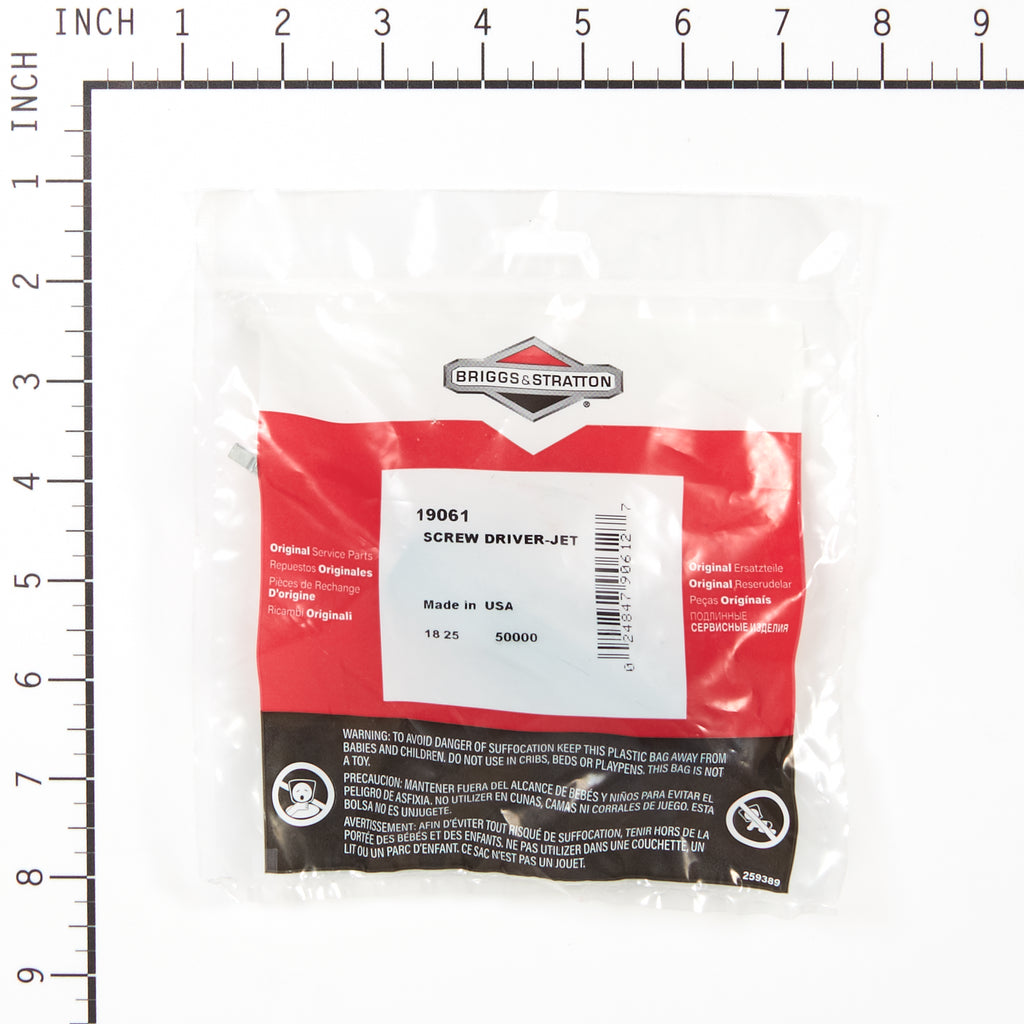 Briggs & Stratton - 19061 - SCREW DRIVER-JET