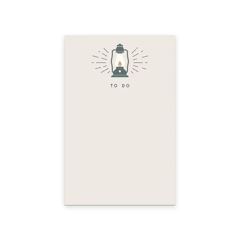Lantern To Do Notepad