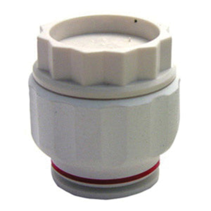 LASCO 19-6211 Termination End Cap, 1/4 in Push-In, Plastic