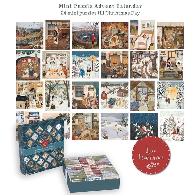Lor Pemberton Advent Calendar – Set of 24 Mini Puzzles
