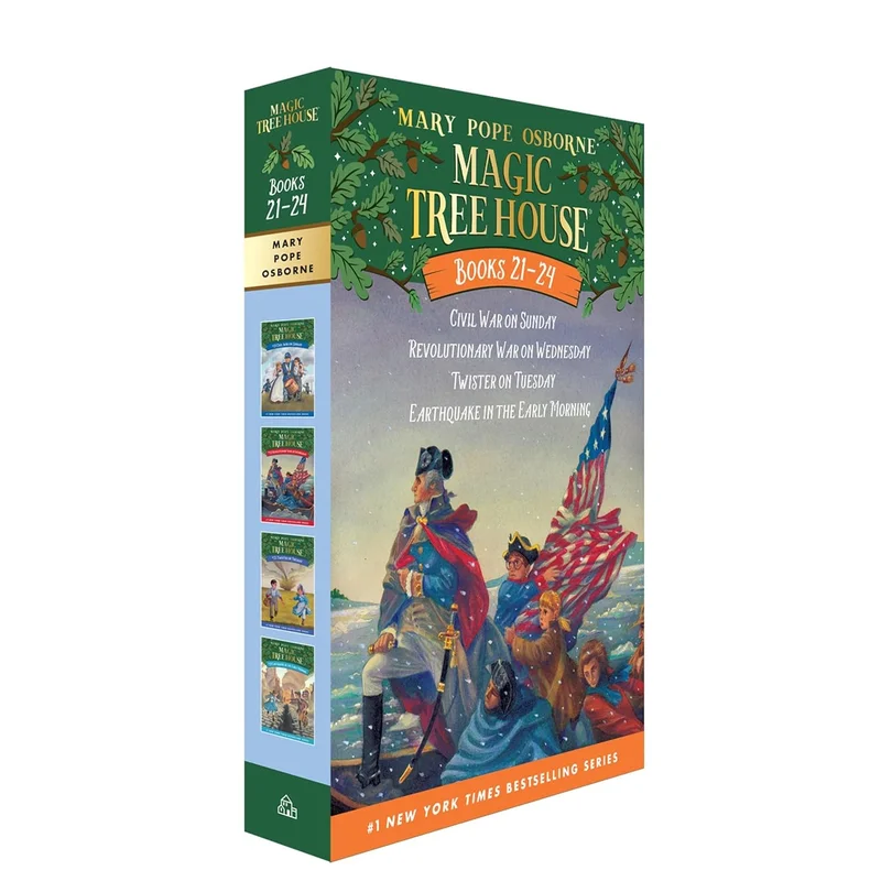 Magic Tree House Set (Books #21-24) American History Quartet by Mary Pope Osborne